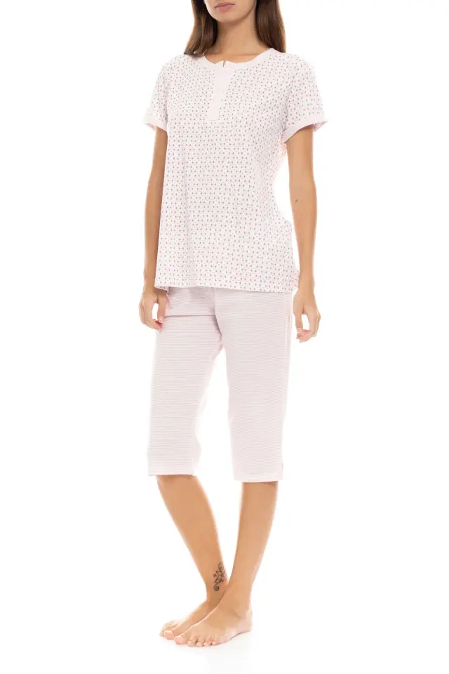 S1334 - Type - PYJAMA CAPRI PINK GEO 3