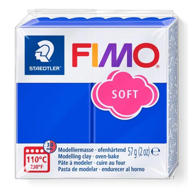 Πολυμερικός Πηλός Staedtler Fimo Soft No33 - Brilliant Blue - 57gr