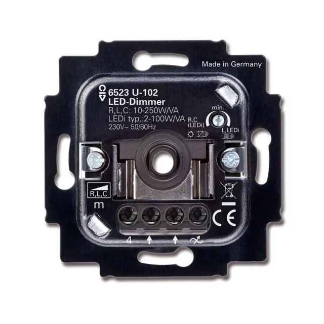 6523 U-102 Flush Mounted Inserts Busch-Dimmer®