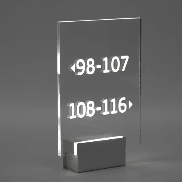 Sino 04244/MC Φωτιστικό HOTEL led νίκελ mat+plexiglass 3000k Nickel
