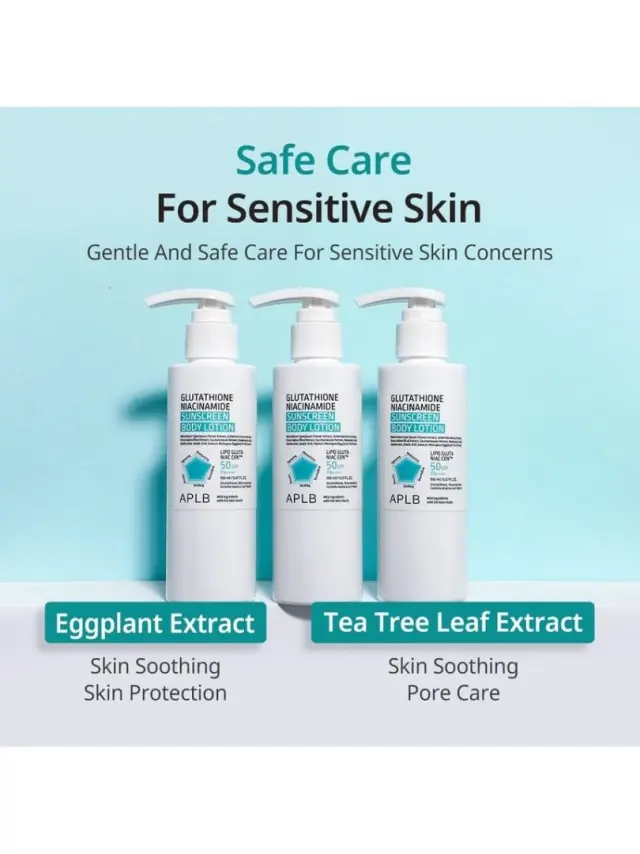 APLB GLUTATHIONE NIACINAMIDE SUNSCREEN BODY LOTION - Αντηλιακό σώματος με νιασιναμίδη και γλουταθειόνη 3
