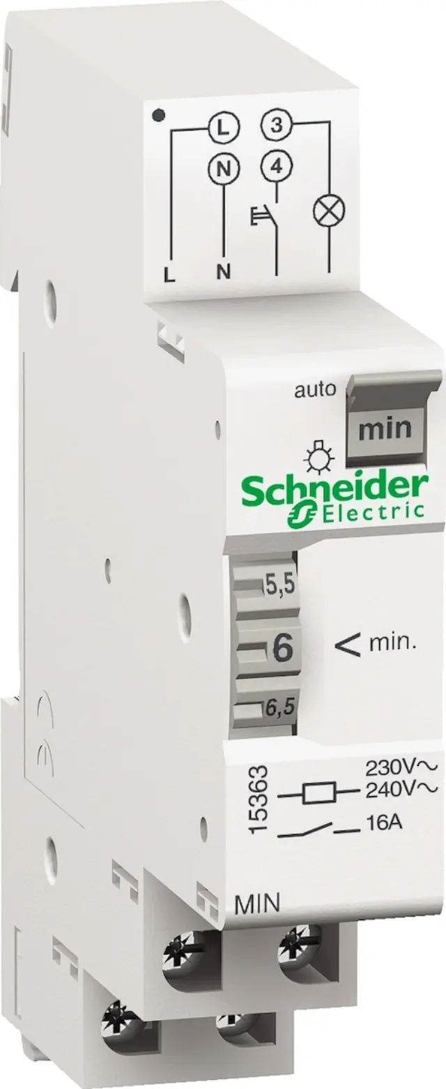 Acti9 - MIN - electromechanical timer - adjustable from 1 to 7 minutes