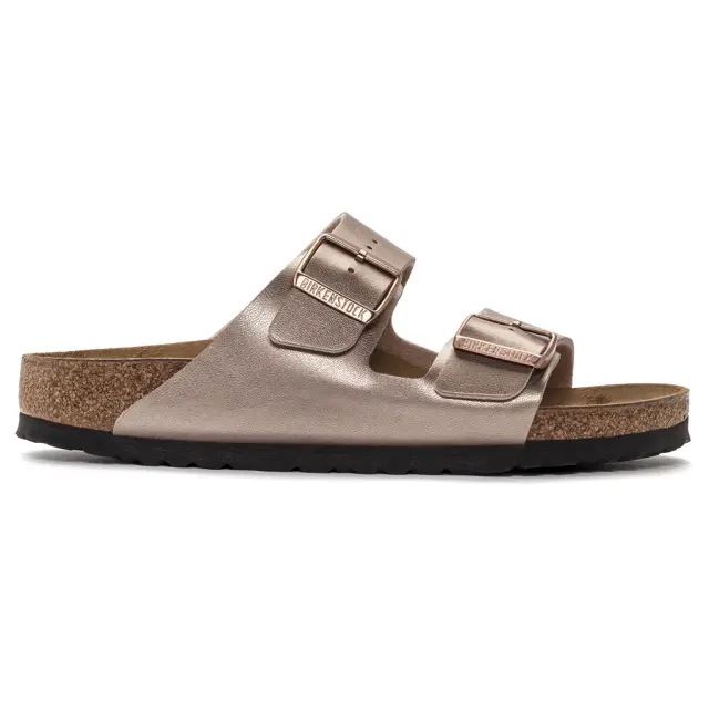 Γυναικεία Ανατομικά Σανδάλια Birkenstock Classic Arizona 1023960 Narrow Fit Copper Ροζ χρυσό - 38