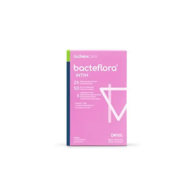 Olonea BacteFlora Intim Συμπλήρωμα με Προβιοτικά & Πρεβιοτικά 30 φυτικές κάψουλες