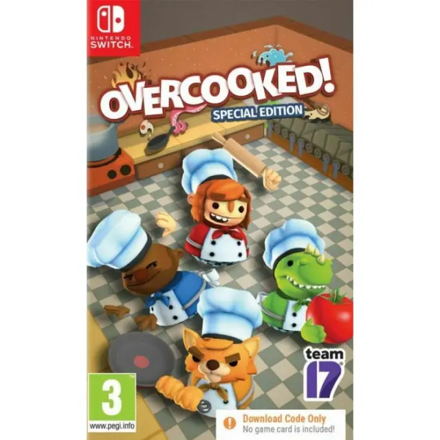 OVERCOOKED SPECIAL EDITION (CODE IN BOX) - Nintendo Switch