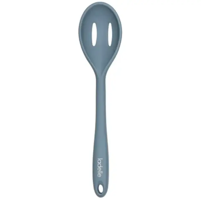 Ladelle Κουτάλα Σιλικόνης 28cm Διάτρητη Μπλε Speckled Craft