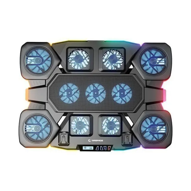 Rampage Laptop Cooling Pad Glacier 14 - 17” Black (GLACIERS50) 2