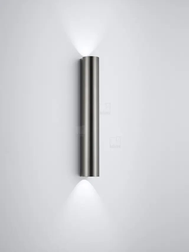 Απλίκα Τοίχου LED NIO Titanium Grey – Φωτιστικό Up & Down Σκούρο Γκρί Τιτάνιο