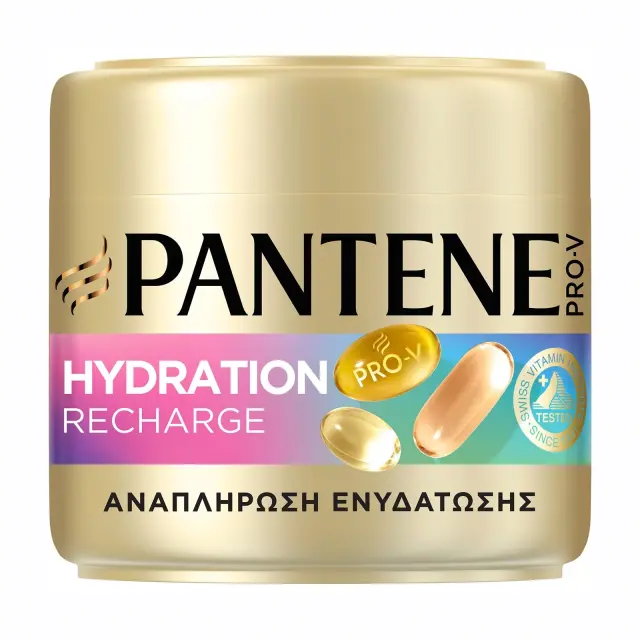 Pantene Μάσκα Μαλλιών Αναπλήρωση Ενυδάτωσης 2 Λεπτών 300ml