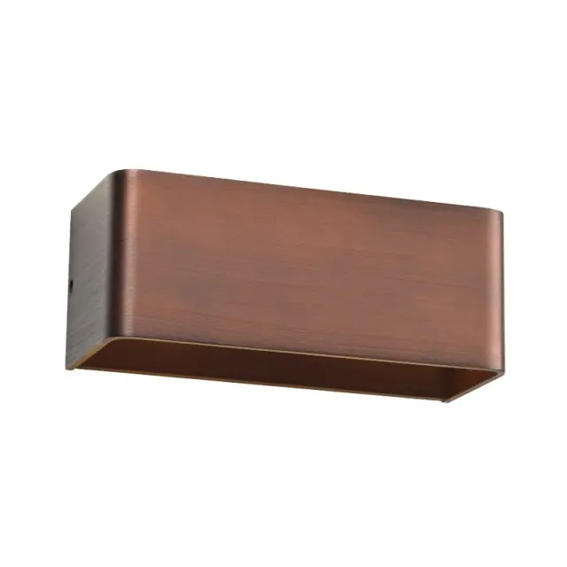 NEPHELE-ΦΩΤΙΣΤΙΚΟ ΕΠΙΤΟΙΧΟ ΚΑΦΕ ΜΕΤΑΛΛΙΚΟ LED COB 2X3W 3000K 560LM IP20 25X10X10CM / L35037LWD