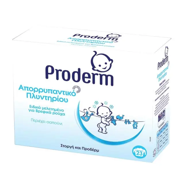 Proderm Βρεφικό Απορρυπαντικό Ρούχων σε Σκόνη 23 Μεζούρες