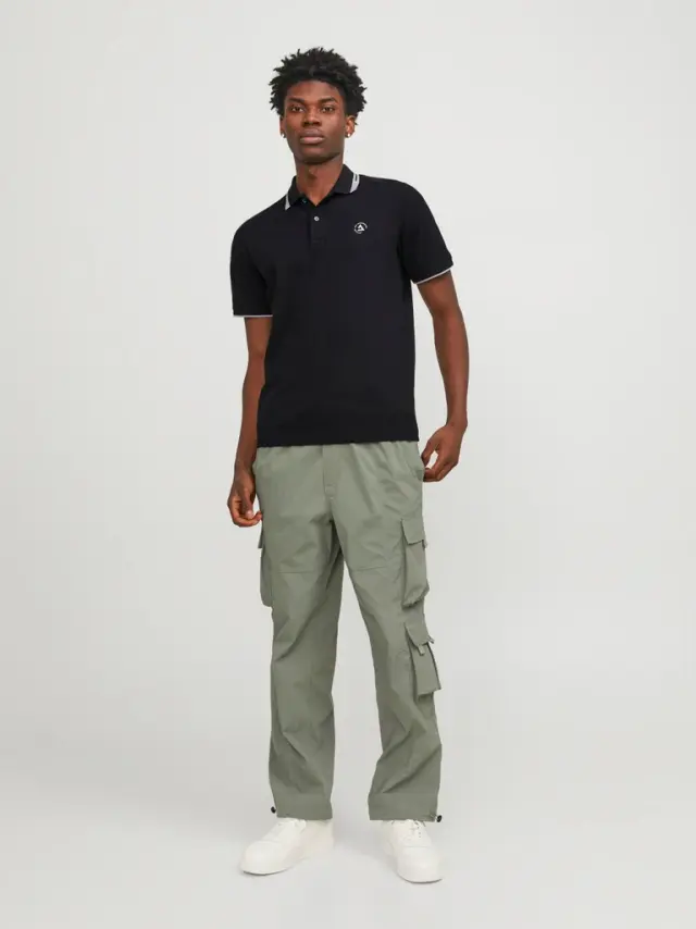 JCOHASS LOGO POLO SS LN black 3