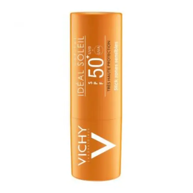 VICHY Ideal Soleil SPF50+ Stick Zones Sensibles Αντιηλιακό Στικ για τις Ζώνες σε Έντονη Έκθεση, 9 gr 3