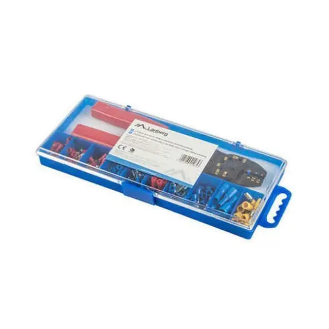 Lanberg Cable Terminal Kit 100pcs with Crimper Toolbox (SCC01-TCC-IT101)