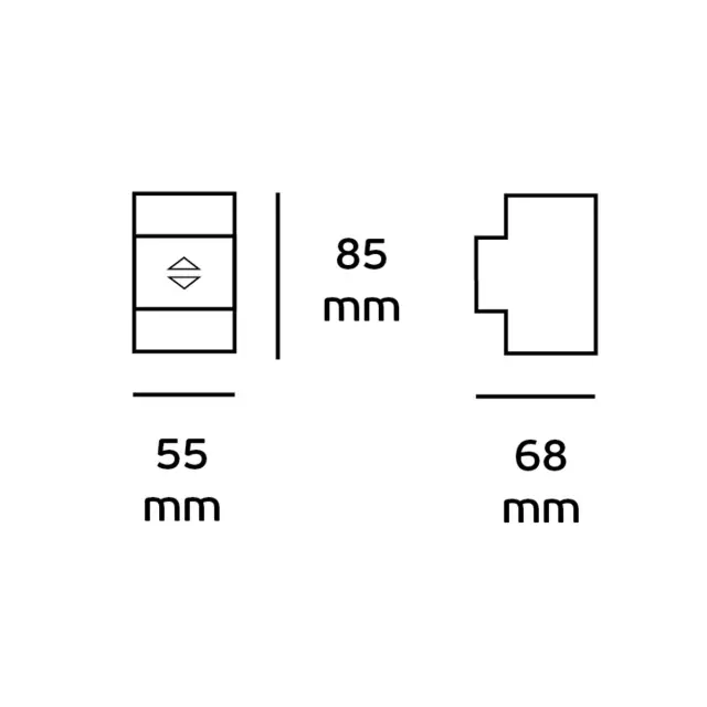 DIM-DGL/B Ροοστάτης ράγας 180-230V 1000W IP20 Γκρί 2