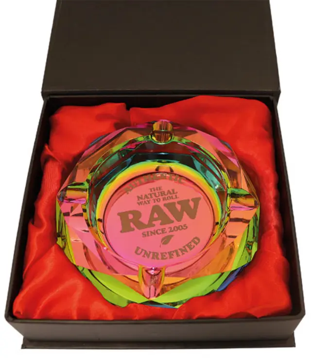 RAW Crystal Ashtray Rainbow - Τασάκι Raw Κρυστάλλινο
