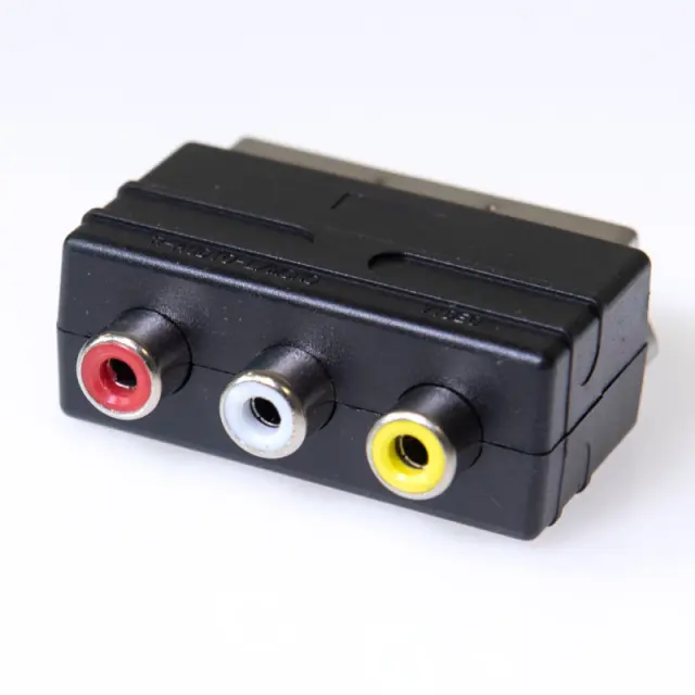 Αντάπτορας RCA Θηλυκό Σε Scart Αρσενικό OSIO OSK-1170 2