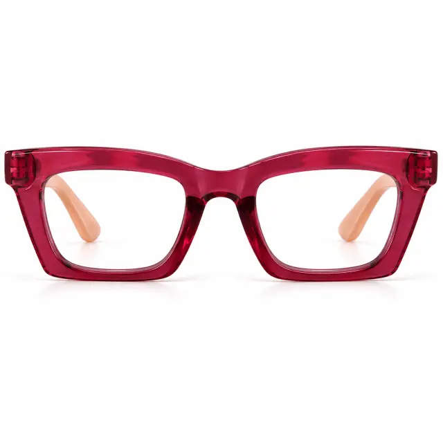 Frog Optical Γυαλιά Πρεσβυωπίας Antiblue F399 σε χρώμα Κερασί/Ροζ +2.50