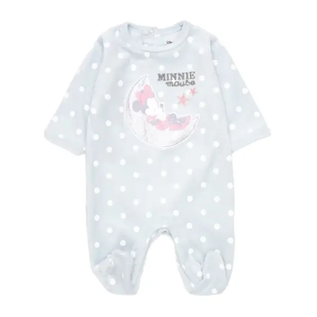 Φορμάκι Μακρυμάνικο Velour Minnie Sleeping Baby Blue 8030270 - 12 M (80cm)