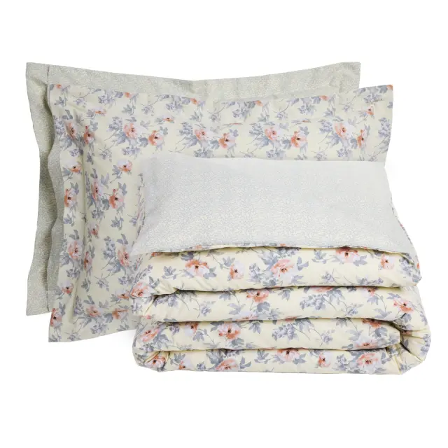 Σετ Σεντόνια 170x200+35 Υπέρδιπλα Casual Das Home 5442 Grey-Ivory Με Λάστιχο 3