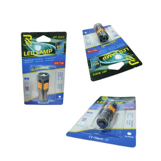 Rchang Λάμπα Αυτοκινήτου Φλας Κίτρινο Canbus 12V S25/T20 W1015 - Led Lamp 0111642