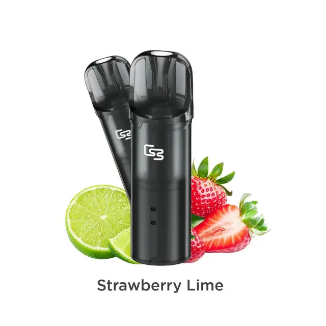 Geek Bar Elite 20mg 2ml Prefilled Δεξαμενή 2τεμ Strawberry Lime