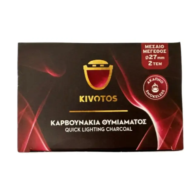 Candil Καρβουνάκια Θυμιάματος Κιβωτός Σε Συσκευασία Pet 2 Τεμαχίων 27 mm Τεμάχιο/Ρολλό : 6 Ταμπλέτες