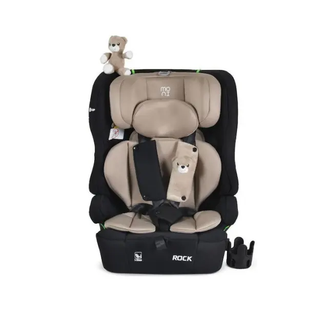 Moni Παιδικό Κάθισμα Αυτοκινήτου Rock 76-150cm Cool Beige 3801005153268 2