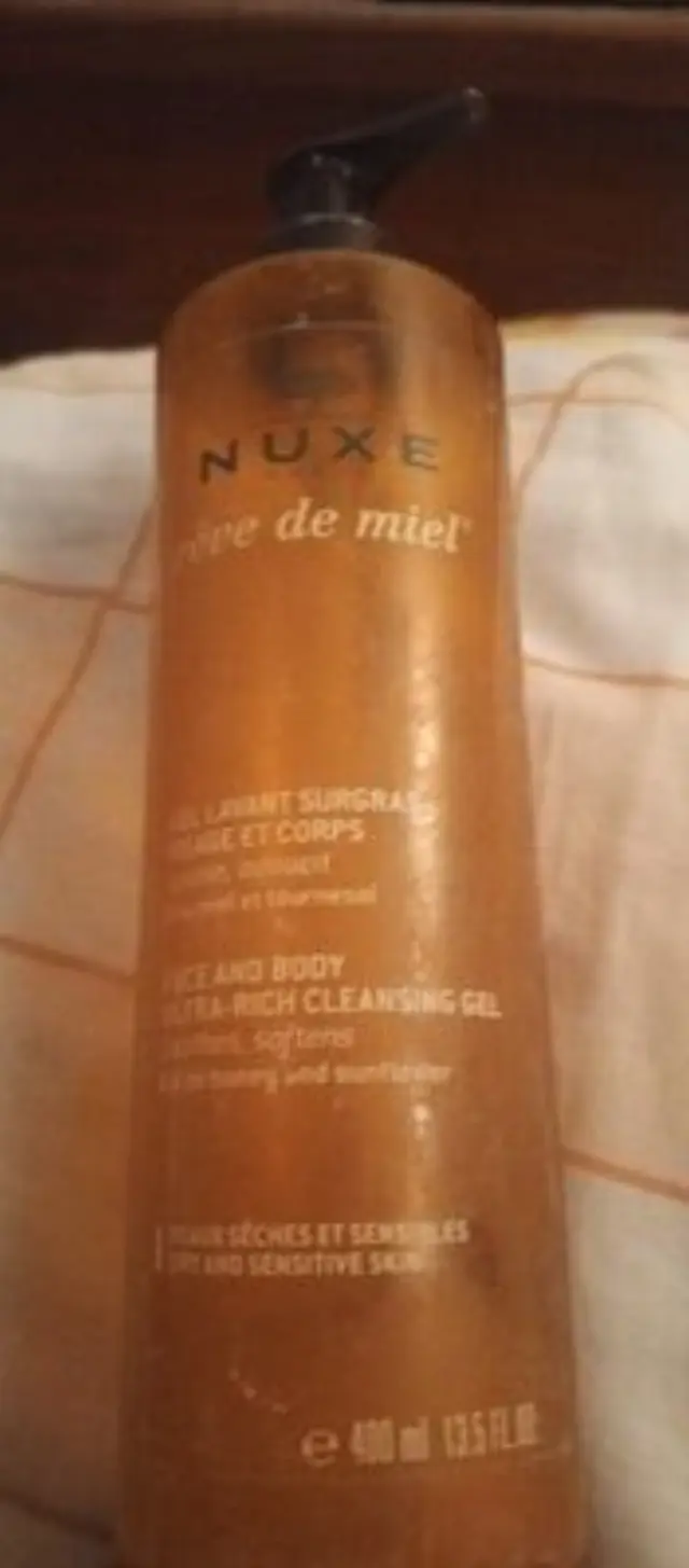 Nuxe Reve de Miel Face & Body Ultra-Rich Cleansing Gel with Honey & Sunflower Αφρόλουτρο για Σώμα και Πρόσωπο με Μέλι, 400ml