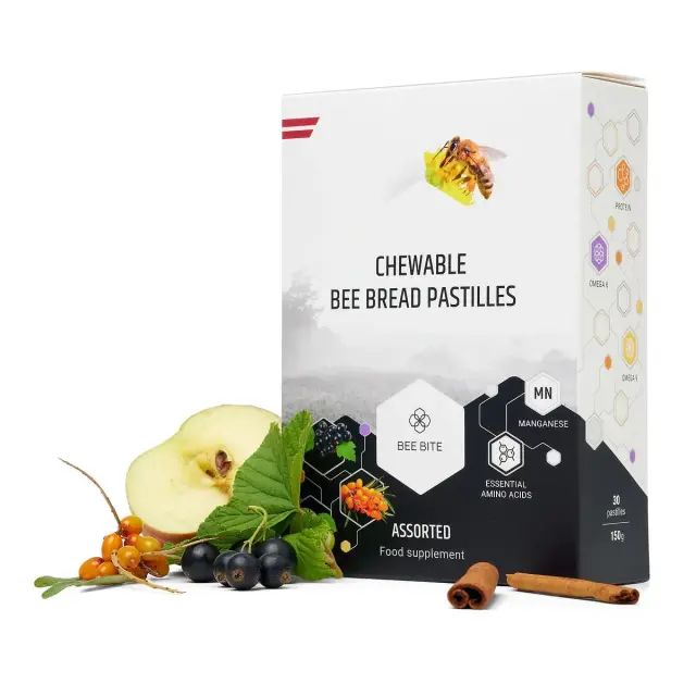 Bee bread pastilles ASORTED 150gr