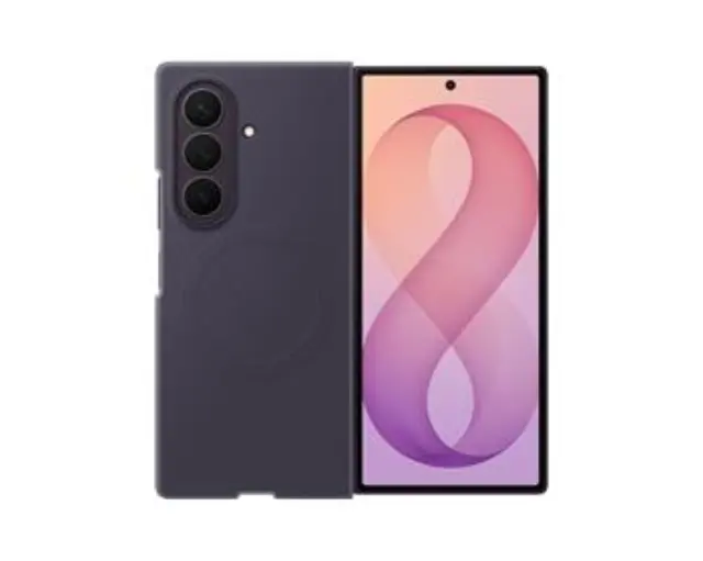 EF-EF976CVE Samsung Silicone Magnet Cover for Galaxy Z Fold 8 Ultra Violet Shadow