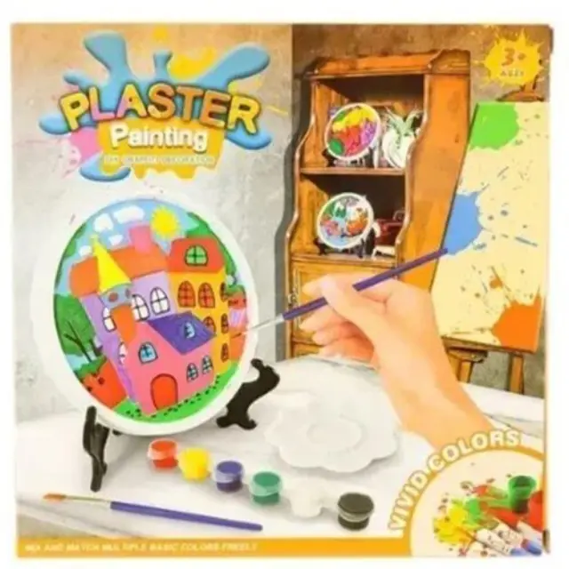 Παιδικό Σετ Ζωγραφικής σε Γύψο Plaster Painting 8889 για 3+ 2
