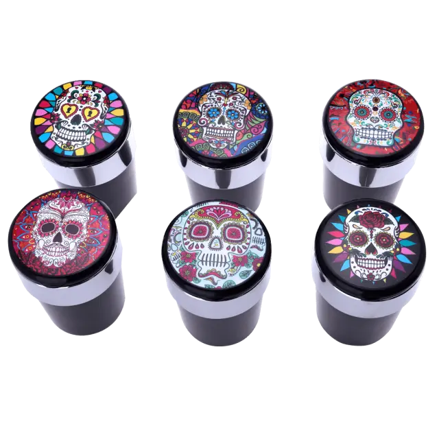 Champ High Skull Car Ashtray with LED 3