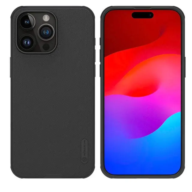 Nillkin Super Frosted Shield Pro Back Cover Πλαστικό Ανθεκτικό Μαύρο (iPhone 15 Pro Max