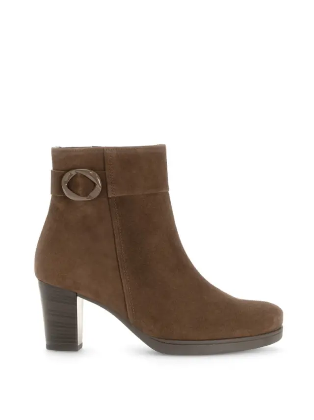 Gabor Μποτάκια Γυναικείο δέρμα Nubuck Καφέ GAB/52081 33-CACAO 3