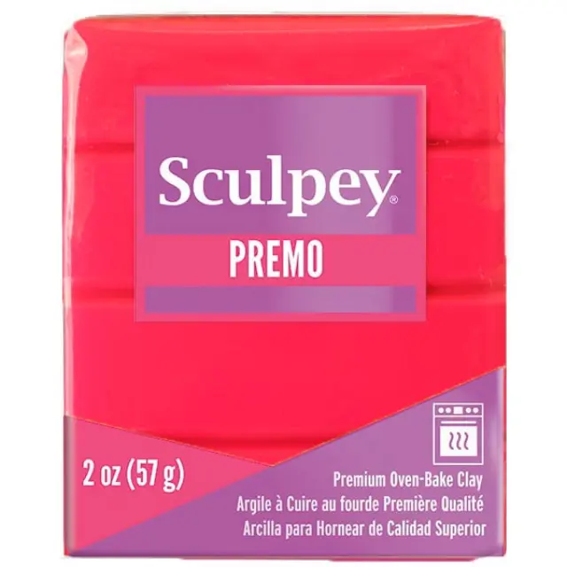 Πολυμερικός Πηλός Premo Sculpey - 5503 Fluorescent Pink - 57gr