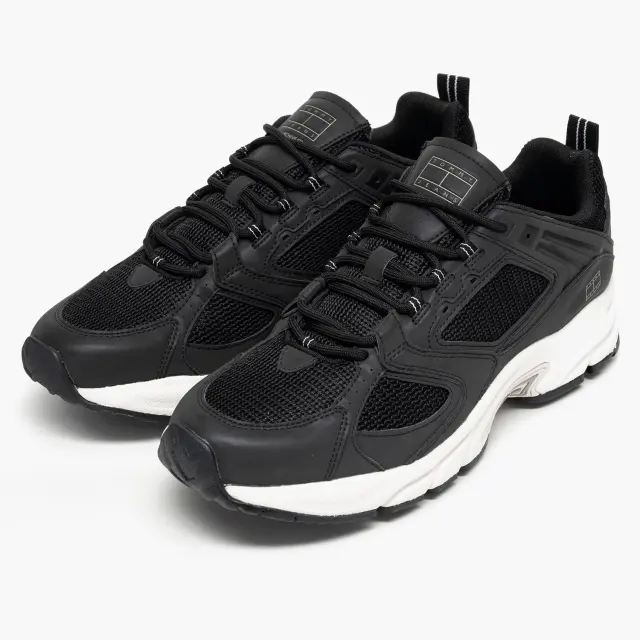 Ανδρικά Sneakers Tommy Hilfiger EM0EM01601 BDS Μαύρα Μαύρο - 42 2
