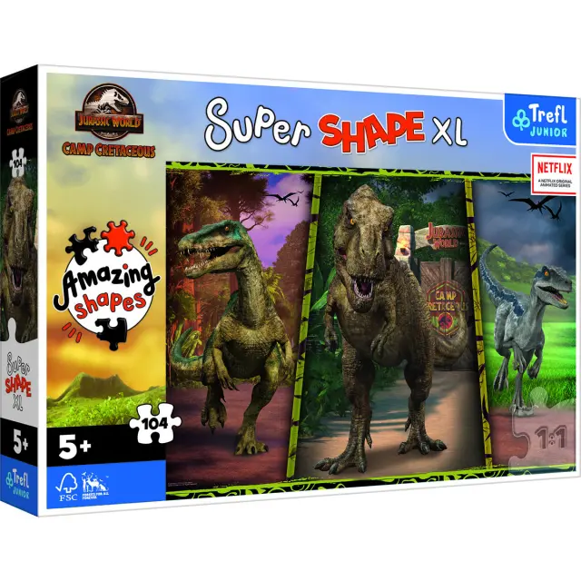 Παζλ Trefl Jurassic Park XL μέγεθος 104τμχ