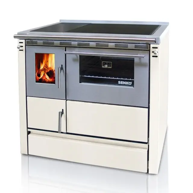 Senko SG-90 ενεργειακή σόμπα ξύλου Μπέζ 7.5kw