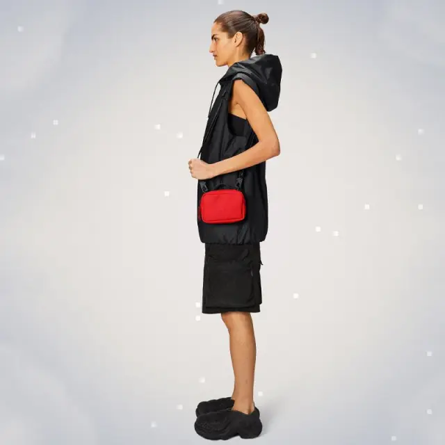 Τσάντα Χιαστί Box Bag Micro W3 Rains 14120-12 Κόκκινο - ONESIZE 2
