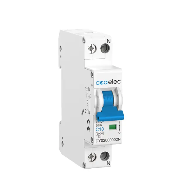 MCB 1P+N C10 3kA 1M / DY02080002N