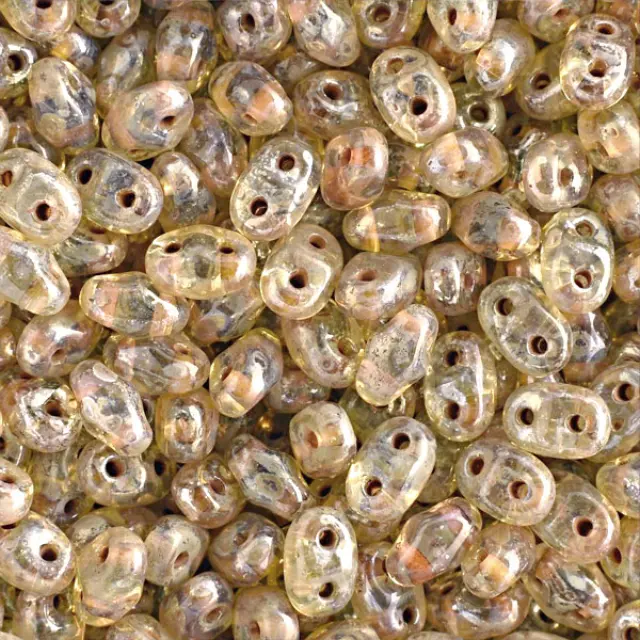 Χάντρα MiniDuo - Crystal Picasso 2x4mm ~7gr