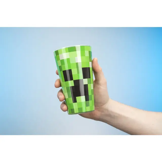 Paladone Minecraft Creeper Ποτήρι Γυάλινο Πράσινο 450ml PP6729MCF 3