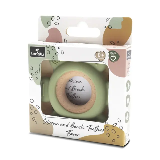 Lorelli Μασητικό Σιλικόνης Flower Fresh Green 10210890004 2