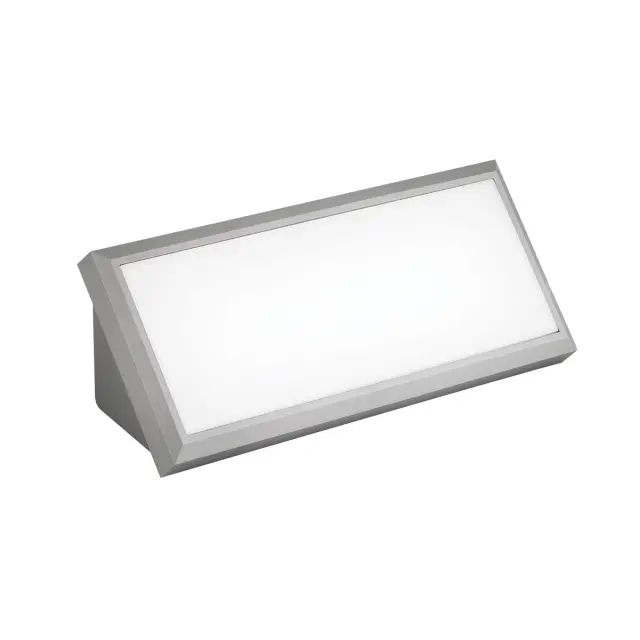 Pam Φωτιστικό Led τοίχου 12W 4000K 120° IP65 26.5x9.8x9.9cm γκρι Άσπρο Γκρί