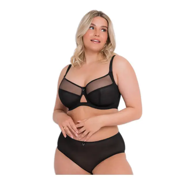Curvy Kate Γυναικείο Σουτιέν Μεγάλα Μεγέθη Victory Balcony, Χρώμα Μαύρο 3