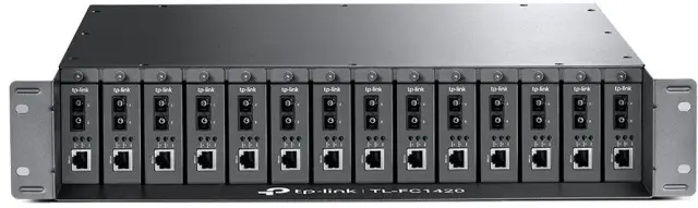 TP-Link FC1420, 14-slot media converter chassis