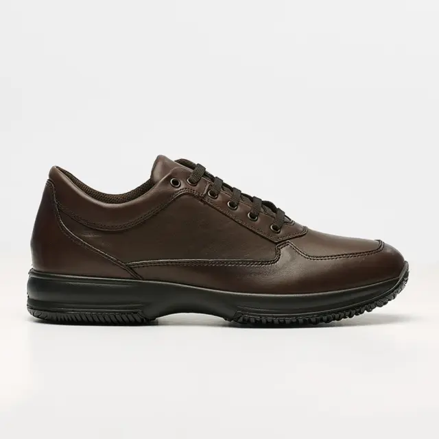 Imac Sneakers Ανδρικό δέρμα Καφέ IMA/651610 T.MORO