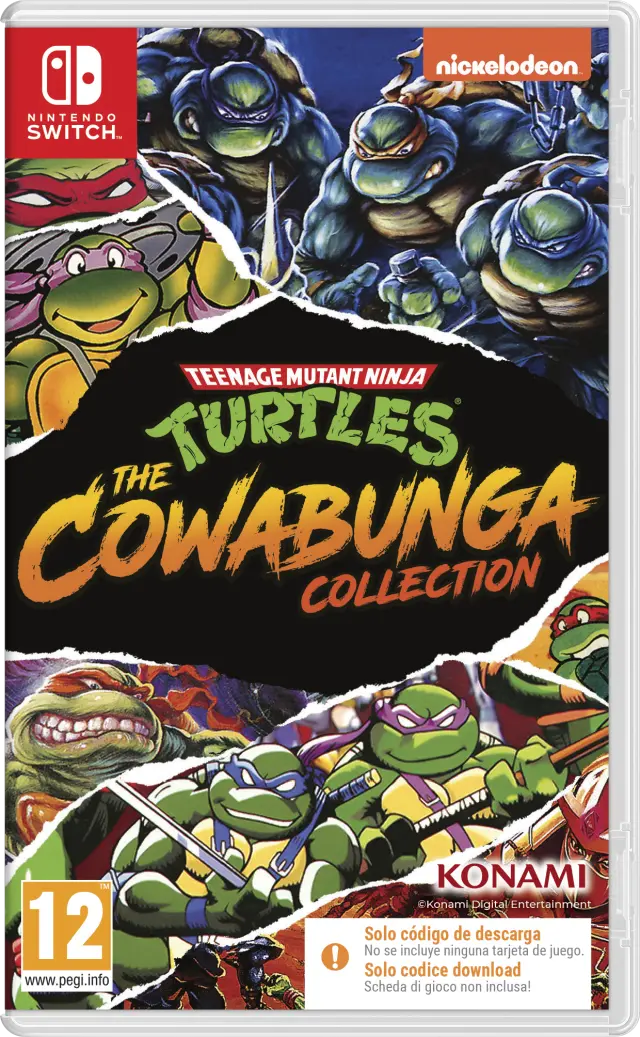 Teenage Mutant Ninja Turtles: The Cowabunga Collection (Code in Box) - Nintendo Switch