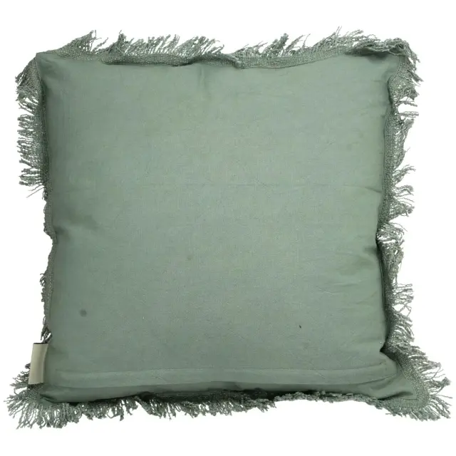 Μαξιλάρι Κύκλος Γκρι Βαμβακερό 45x45cm 3